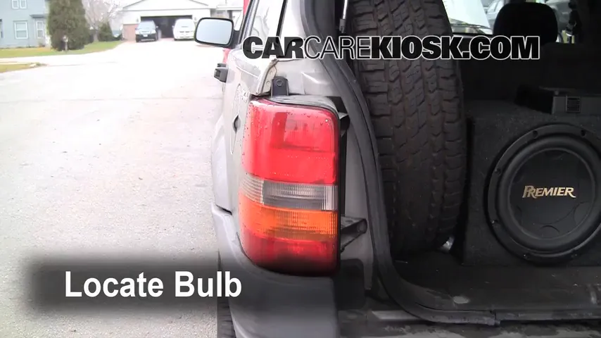 1998 Jeep Grand Cherokee TSi 4.0L 6 Cyl. Lights Brake Light (replace bulb)